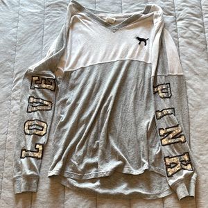Pink(Victorias secret) long sleeve T